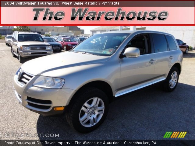 2004 Volkswagen Touareg V8 in Wheat Beige Metallic