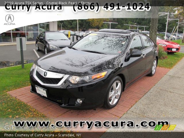 2009 Acura TSX Sedan in Crystal Black Pearl