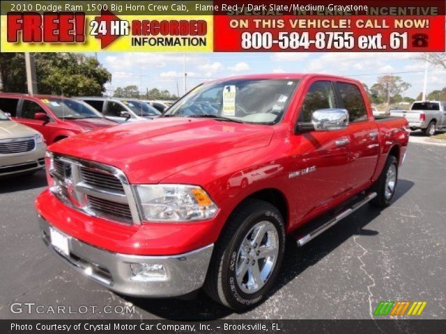 2010 Dodge Ram 1500 Big Horn Crew Cab in Flame Red