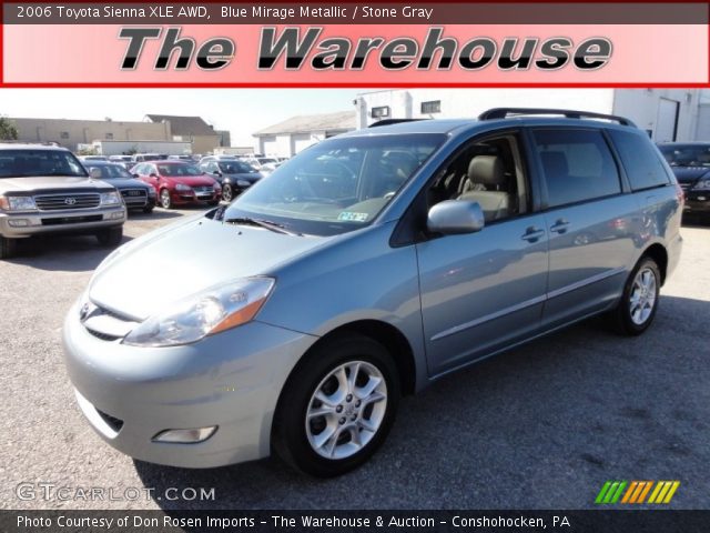 2006 Toyota Sienna XLE AWD in Blue Mirage Metallic