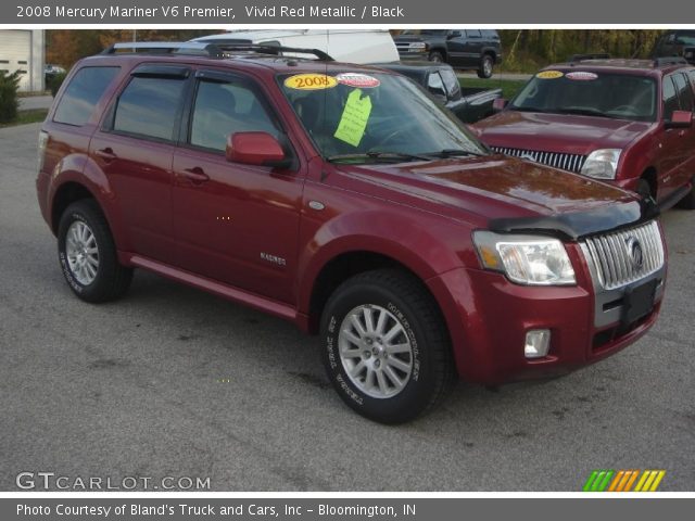 2008 Mercury Mariner V6 Premier in Vivid Red Metallic