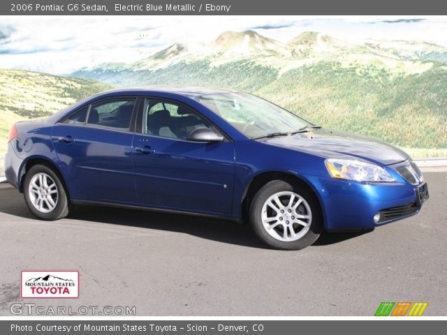 2006 Pontiac G6 Sedan in Electric Blue Metallic