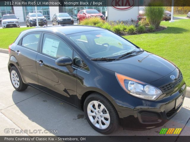 2012 Kia Rio Rio5 LX Hatchback in Midnight Black