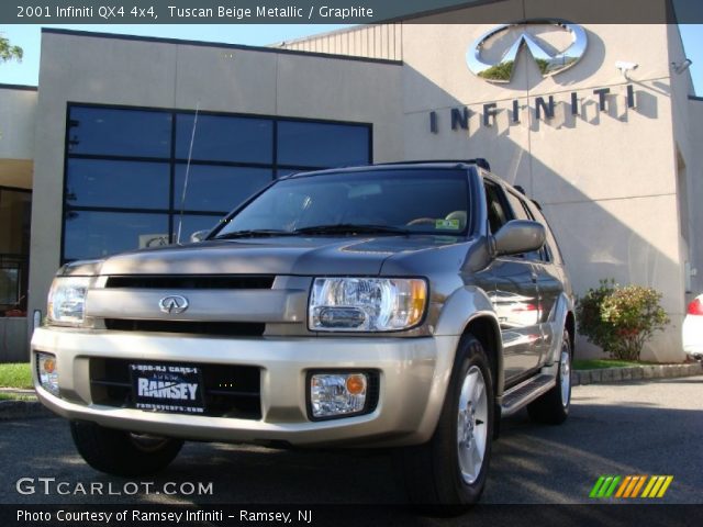 2001 Infiniti QX4 4x4 in Tuscan Beige Metallic