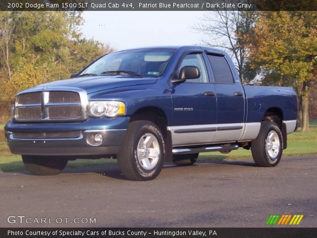 2002 Dodge Ram 1500 SLT Quad Cab 4x4 in Patriot Blue Pearlcoat