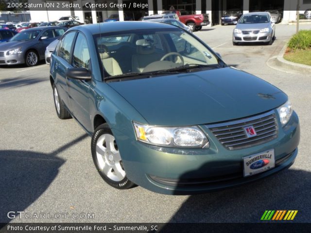 2006 Saturn ION 2 Sedan in Cypress Green