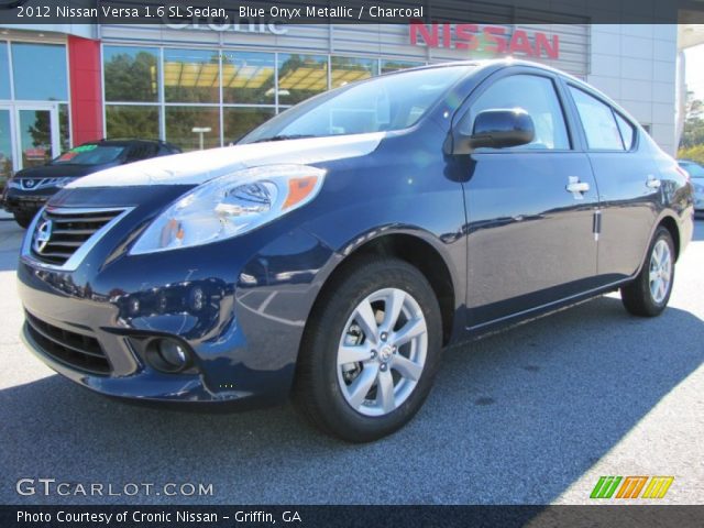 2012 Nissan Versa 1.6 SL Sedan in Blue Onyx Metallic