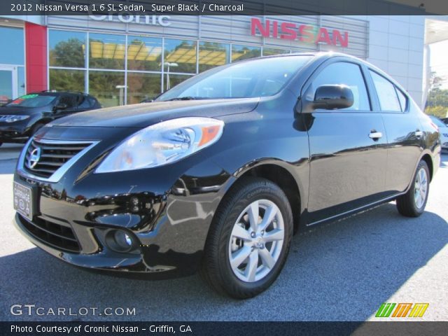 2012 Nissan Versa 1.6 SL Sedan in Super Black