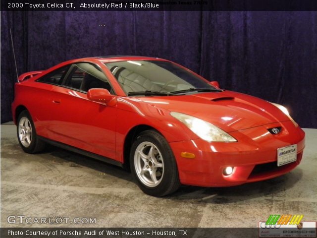 2000 Toyota Celica GT in Absolutely Red