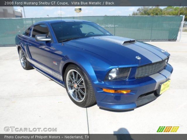 2008 Ford Mustang Shelby GT Coupe in Vista Blue Metallic