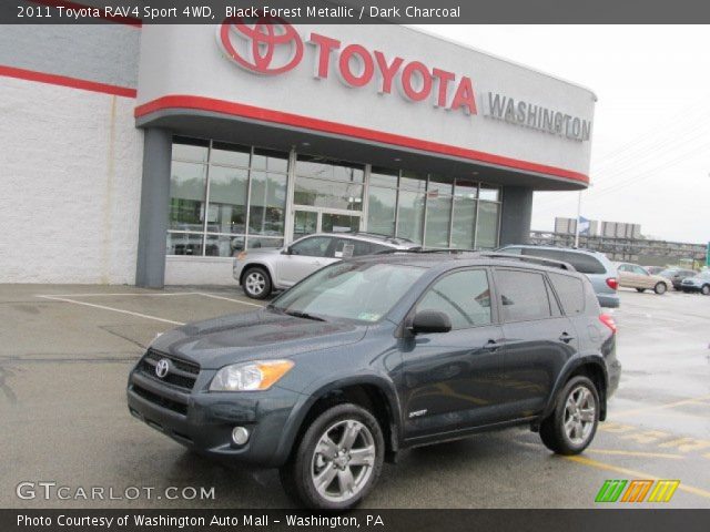 2011 Toyota RAV4 Sport 4WD in Black Forest Metallic
