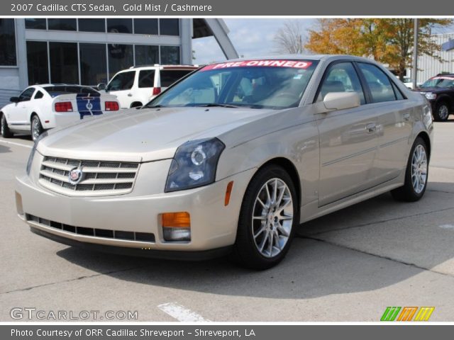 2007 Cadillac CTS Sedan in Gold Mist