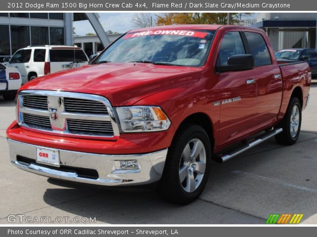 2012 Dodge Ram 1500 Big Horn Crew Cab 4x4 in Flame Red
