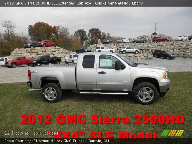 2012 GMC Sierra 2500HD SLE Extended Cab 4x4 in Quicksilver Metallic
