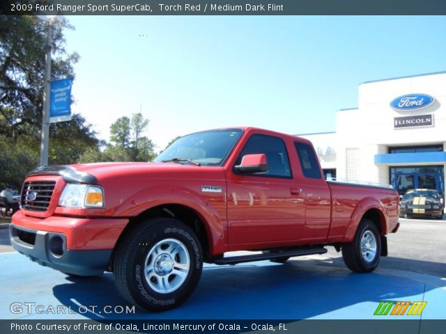 2009 Ford Ranger Sport SuperCab in Torch Red