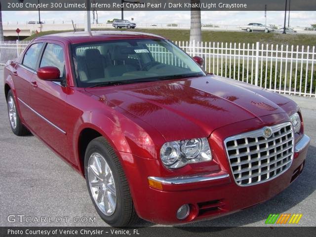 2008 Chrysler 300 Limited in Inferno Red Crystal Pearl