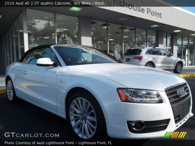 2010 Audi A5 2.0T quattro Cabriolet in Ibis White