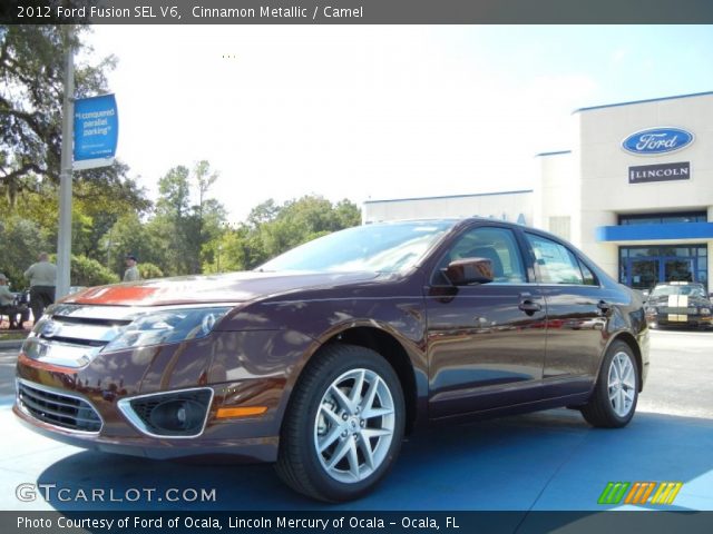 2012 Ford Fusion SEL V6 in Cinnamon Metallic