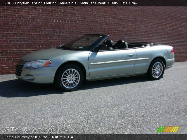 2006 Chrysler Sebring Touring Convertible in Satin Jade Pearl
