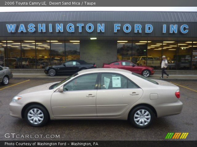 2006 Toyota Camry LE in Desert Sand Mica