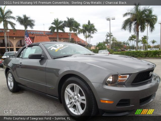 2011 Ford Mustang V6 Premium Convertible in Sterling Gray Metallic