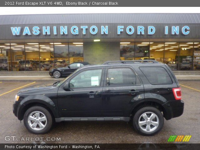 2012 Ford Escape XLT V6 4WD in Ebony Black