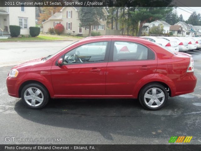 2011 Chevrolet Aveo LT Sedan in Sport Red