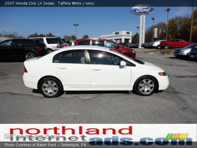 2007 Honda Civic LX Sedan in Taffeta White