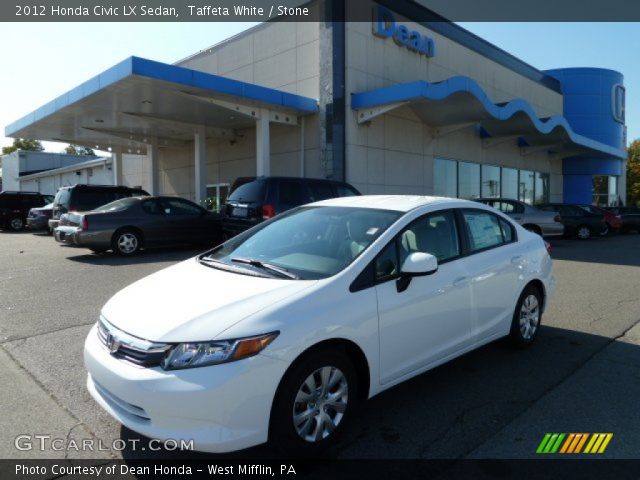 2012 Honda Civic LX Sedan in Taffeta White