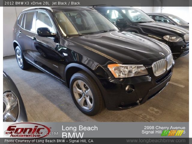 2012 BMW X3 xDrive 28i in Jet Black