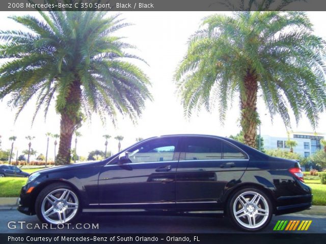 2008 Mercedes-Benz C 350 Sport in Black