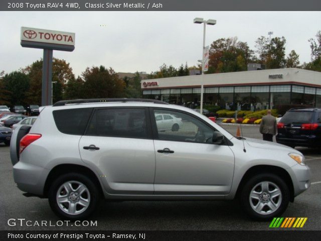 2008 Toyota RAV4 4WD in Classic Silver Metallic