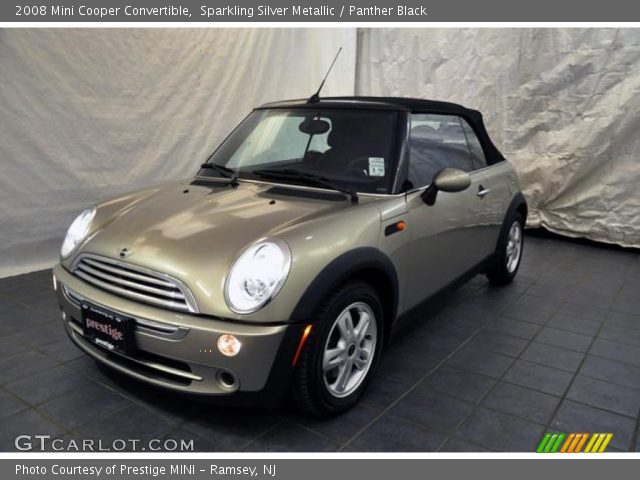 2008 Mini Cooper Convertible in Sparkling Silver Metallic