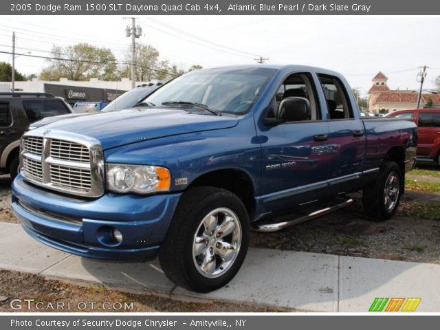 2005 Dodge Ram 1500 SLT Daytona Quad Cab 4x4 in Atlantic Blue Pearl