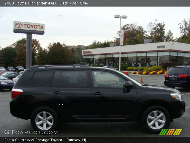 2008 Toyota Highlander 4WD in Black