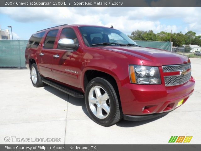 2007 Chevrolet Suburban 1500 LTZ in Sport Red Metallic