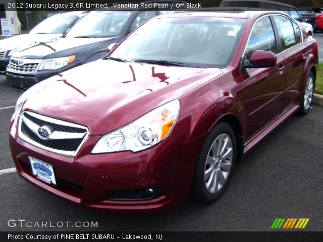 2012 Subaru Legacy 3.6R Limited in Venetian Red Pearl