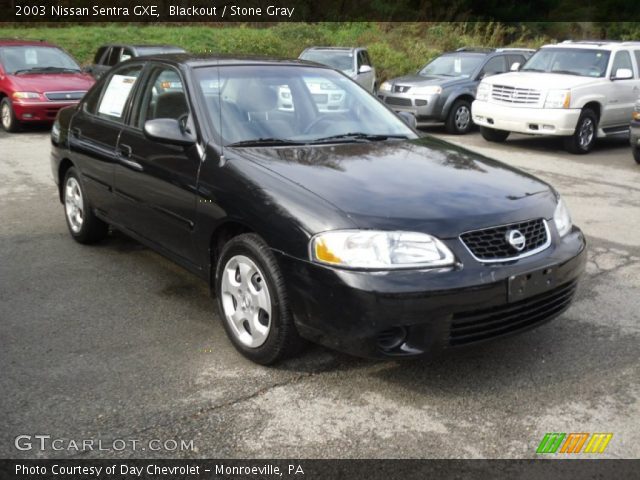 2003 Nissan Sentra GXE in Blackout