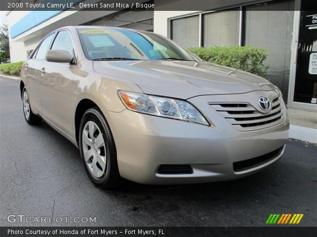 2008 Toyota Camry LE in Desert Sand Mica