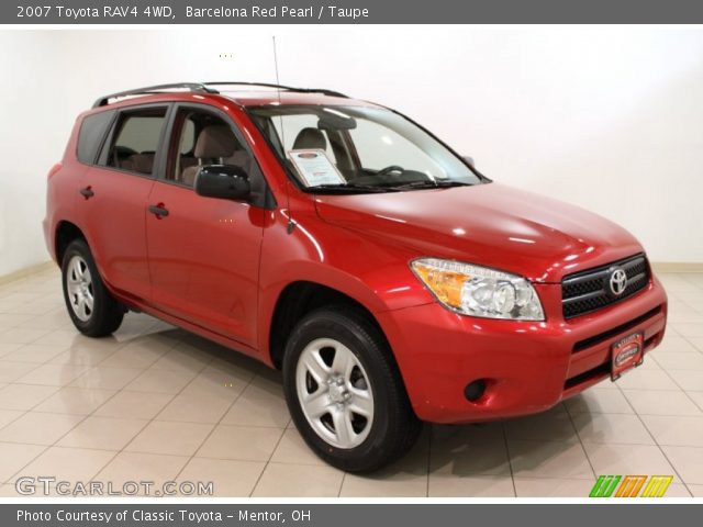2007 Toyota RAV4 4WD in Barcelona Red Pearl