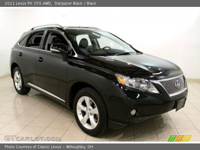 2011 Lexus RX 350 AWD in Stargazer Black