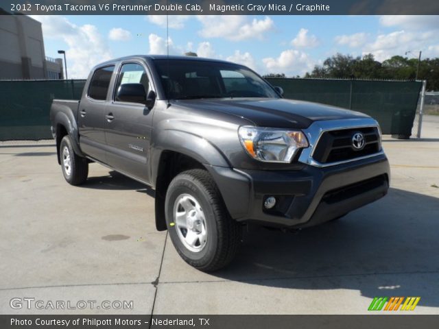 2012 Toyota Tacoma V6 Prerunner Double Cab in Magnetic Gray Mica