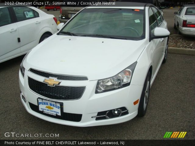 2012 Chevrolet Cruze LT in Summit White