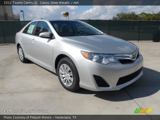 2012 Toyota Camry LE in Classic Silver Metallic