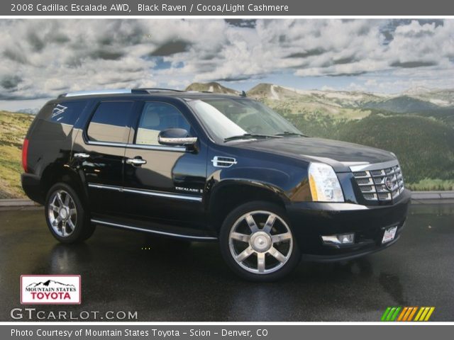 2008 Cadillac Escalade AWD in Black Raven