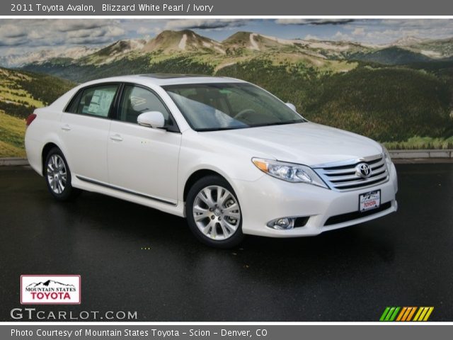 2011 Toyota Avalon  in Blizzard White Pearl
