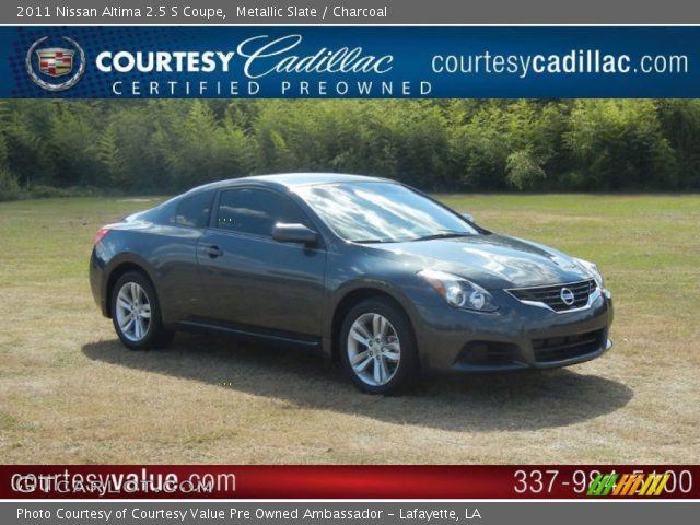 2011 Nissan Altima 2.5 S Coupe in Metallic Slate