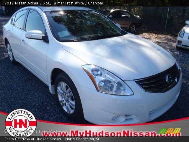 2012 Nissan Altima 2.5 SL in Winter Frost White