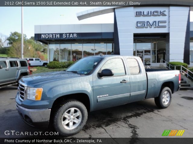 2012 GMC Sierra 1500 SLE Extended Cab 4x4 in Stealth Gray Metallic