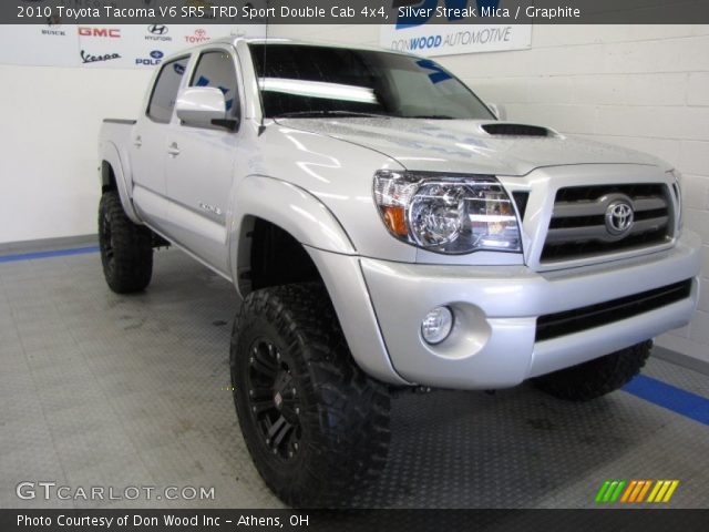2010 Toyota Tacoma V6 SR5 TRD Sport Double Cab 4x4 in Silver Streak Mica